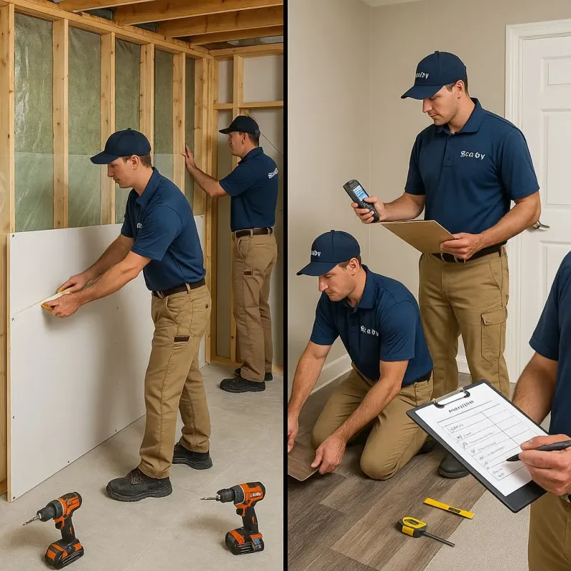 Repairs and Reconstruction process in Ogden Dunes, IN